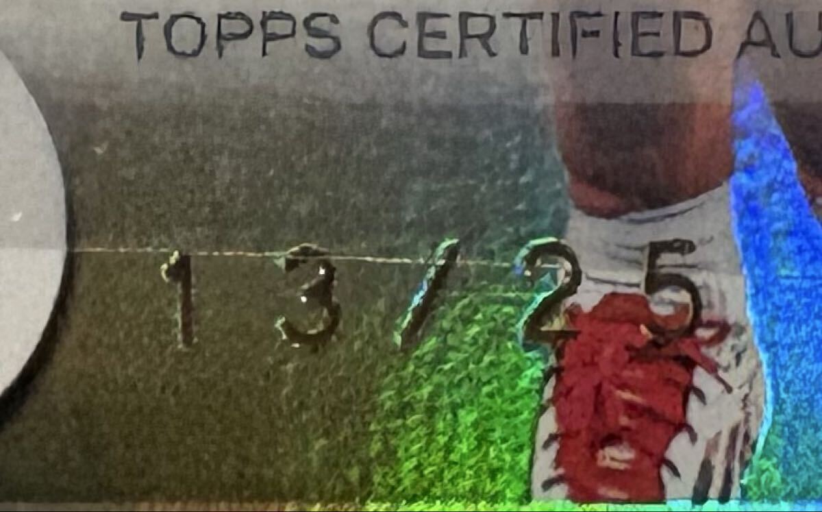 25枚限定】2025 Topps Jリーグ 佐藤恵允(ケイン) 直筆サインカード 13