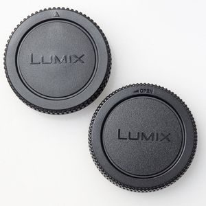 LUMIX パナソニック純正 リア レンズキャップ + カメラ ボディキャップ セット マイクロ
