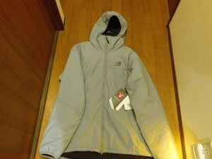 新品未使用品　カリマー Karrimor insulation LT hoodie XLサイズ　色：Ｌ.Gry 定価：36,
