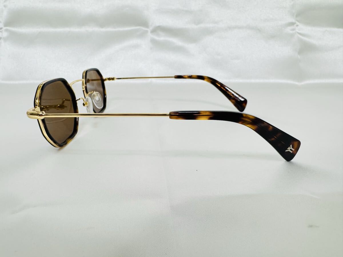 YOHJI YAMAMOTO YY1066 127 八角形 鼈甲柄 YOHJI YAMAMOTO サングラス