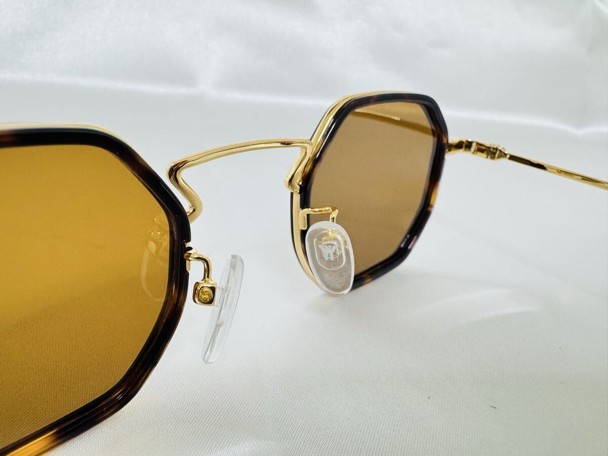 YOHJI YAMAMOTO YY1066 127 八角形 鼈甲柄 YOHJI YAMAMOTO サングラス