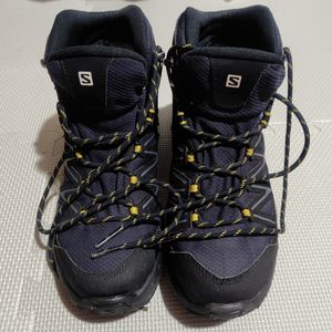 【使用少】SALOMON サロモン トレッキングシューズ　GORE-TEX　25.5 登山靴