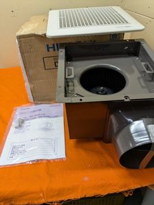 【未使用】大阪引取歓迎　日立　ダクト用換気扇　DS-18L　左排気【KNBK124】