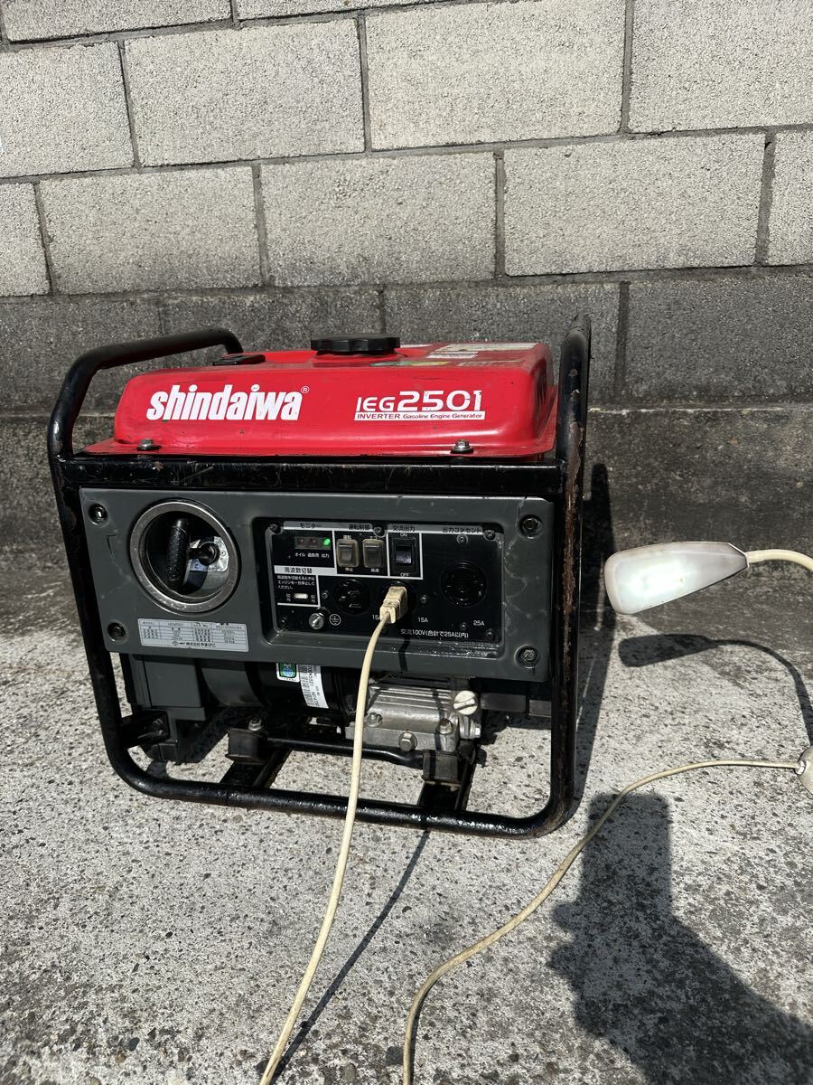 動作確認済み）新ダイワIEG2501インバーターガソリンエンジン発電機 