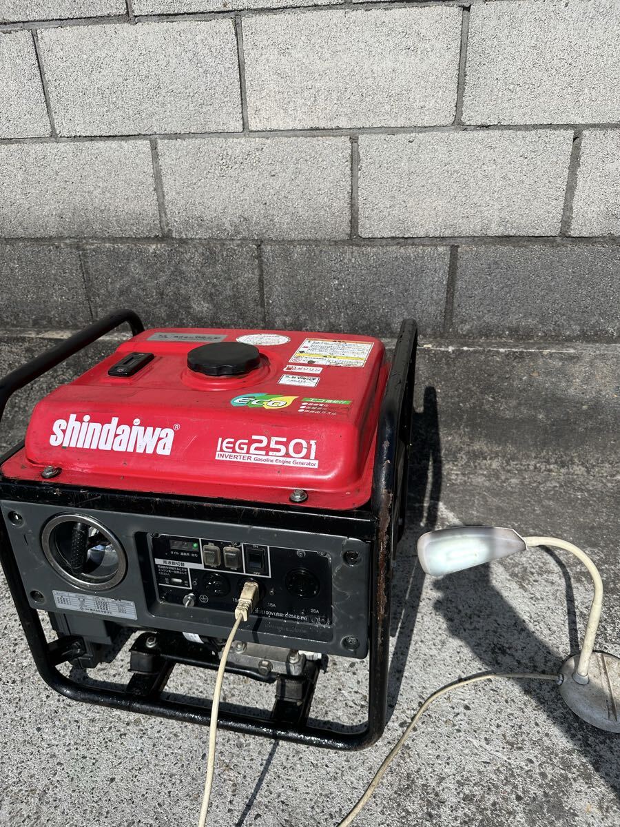 動作確認済み）新ダイワIEG2501インバーターガソリンエンジン発電機 