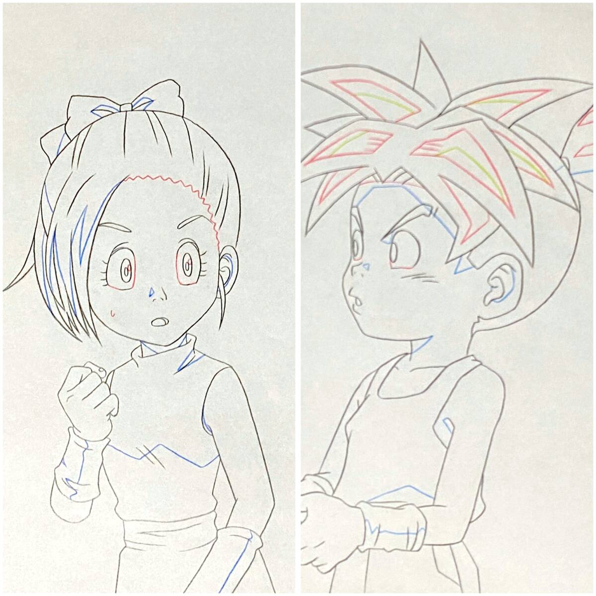 S ブルードラゴン 直筆 原画 28枚セット クルック／アニメ 動画 セル画