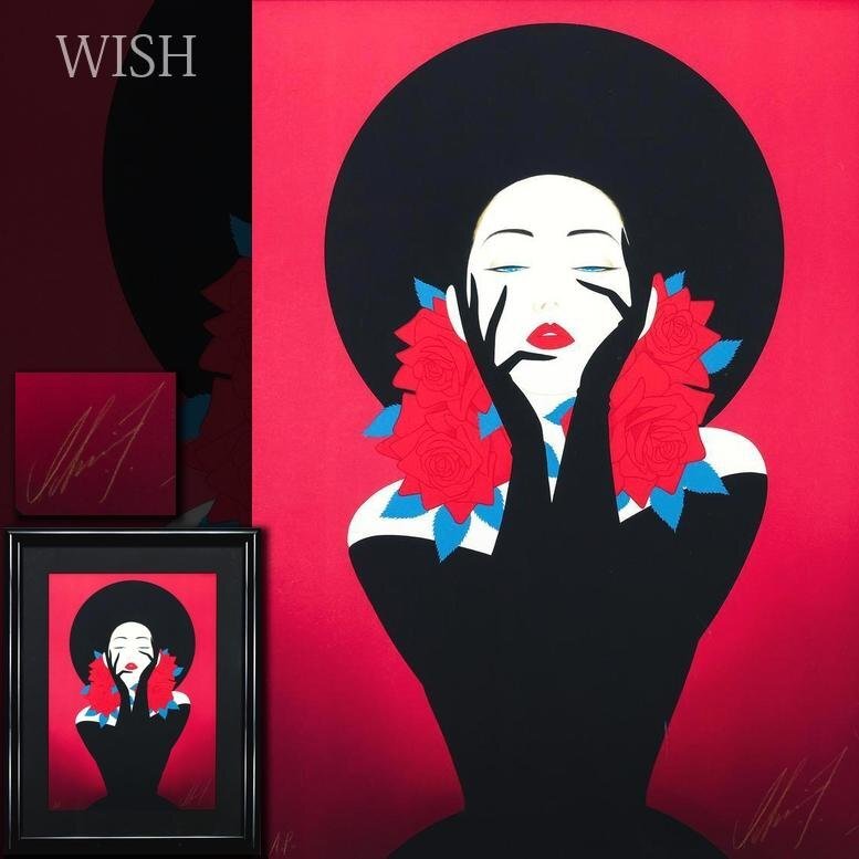 真作】【WISH】鶴田一郎「セクシー」リトグラフ 約12号 大作 直筆