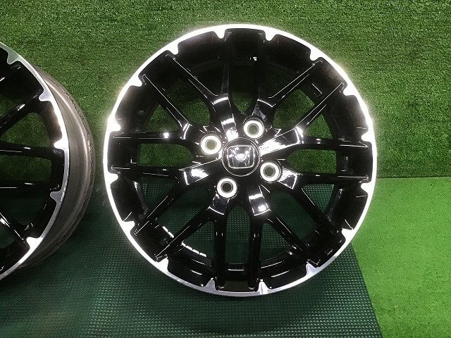 JF5 N-BOXカスタム ターボ 純正 アルミホイール 15×4.5J+45 4穴-100 黒