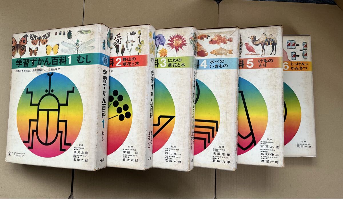 昭和レトロ 学習ずかん百科 12巻セット 学習研究社 学研 昭和レトロ