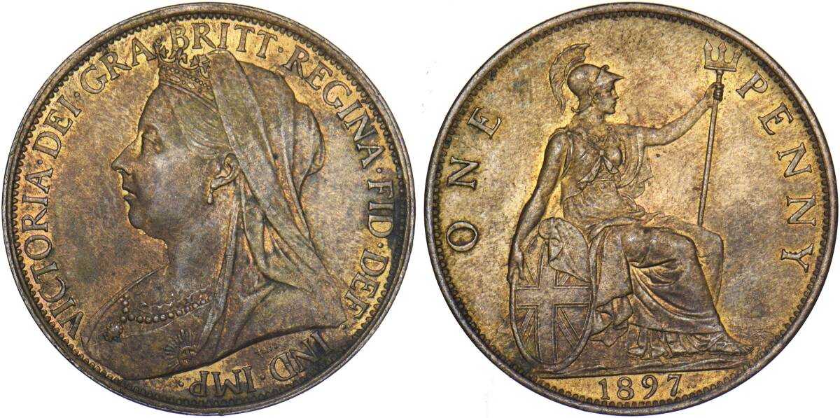 イギリス　記念　硬貨 ☆NGC☆1965 MS63 イギリス 銅貨 ペニー 鑑定 希少 【公式通販】