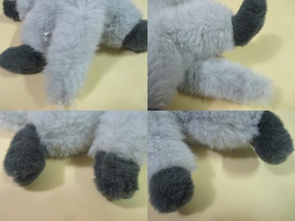 昭和レトロ Monseuil モンスイユ シャム猫ぬいぐるみ 22センチ