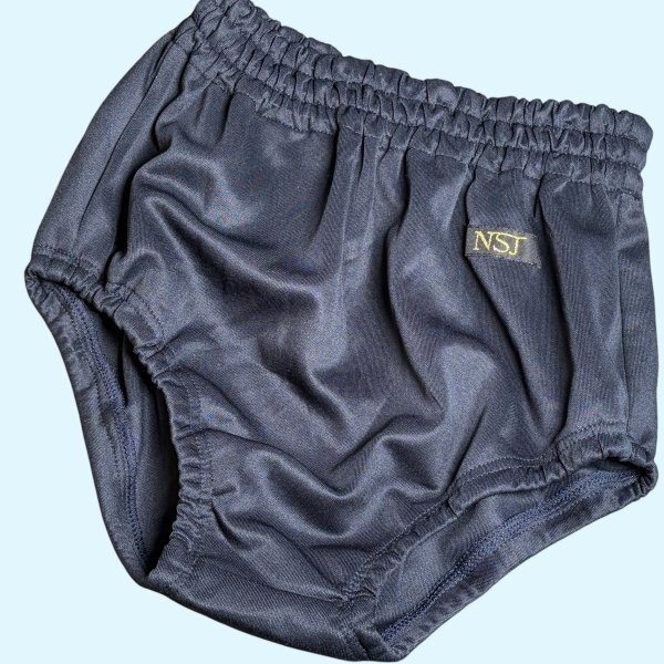 Mサイズ 新品 NSJ ポリエステル 濃紺 内ポケット 昭和 レトロ ブルマ