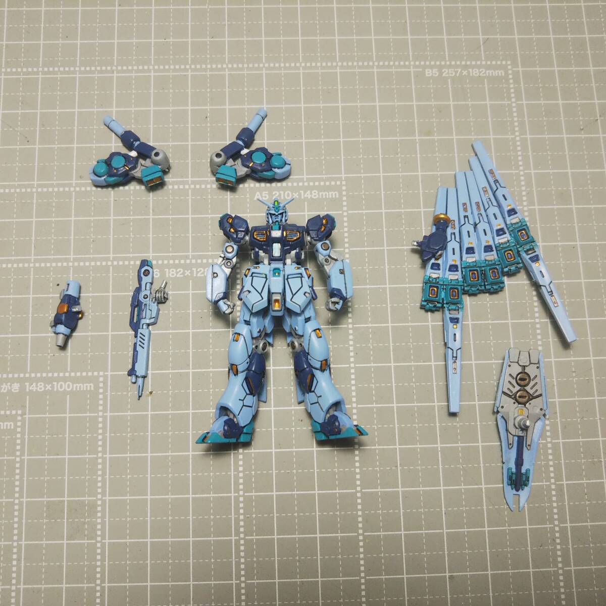 ガンダムアーティファクト第6弾 νガンダム 改造「量産型νガンダム