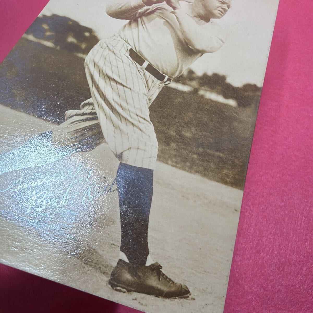 ベーブルース ベーブ・ルース Babe Ruth ブロマイド 野球カード 高島屋