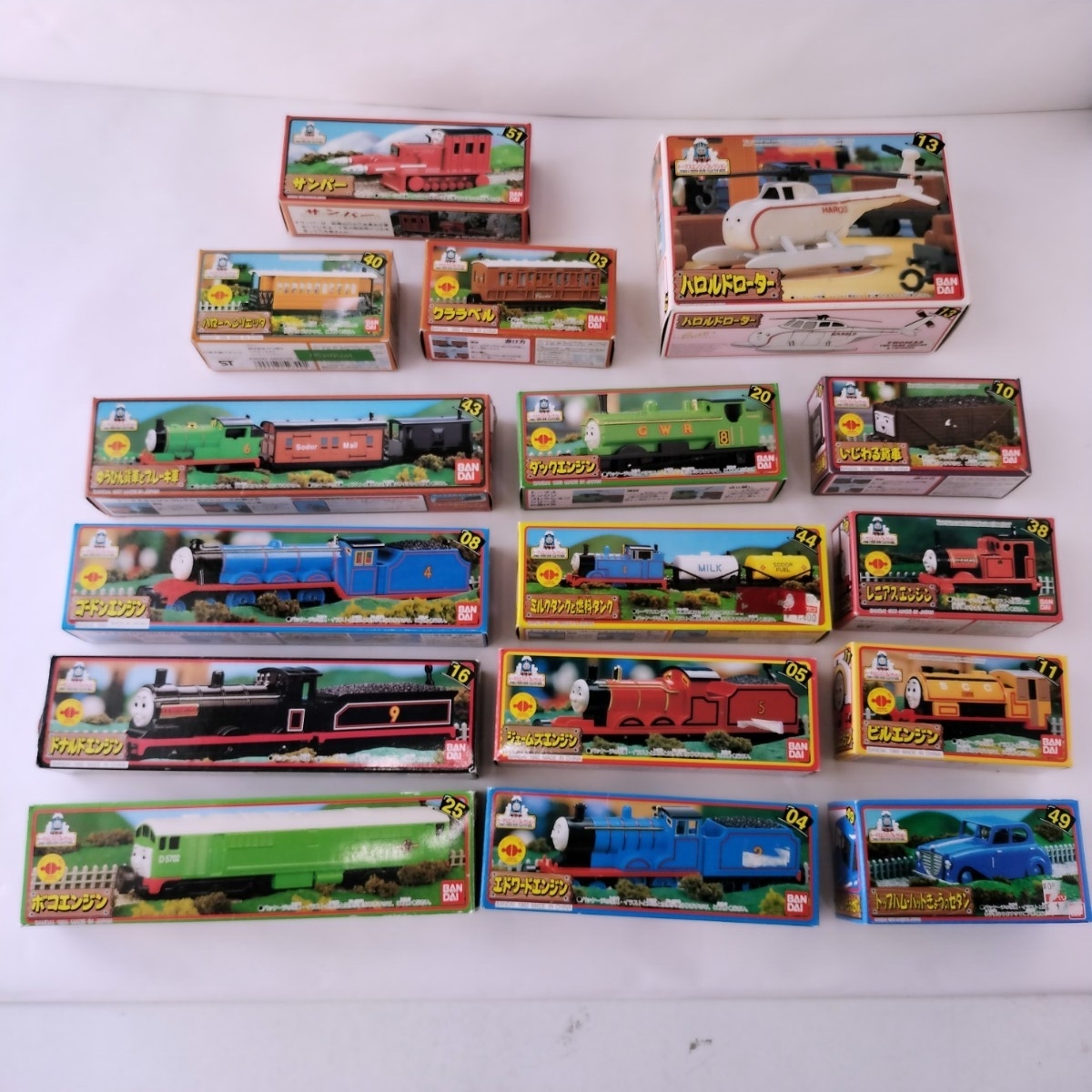 美品　バンダイ　トーマスエンジンコレクション　まとめ売り　箱付き　6個セット 1円スタート 1スタ バンダイトーマスエンジンコレクションパッケージ