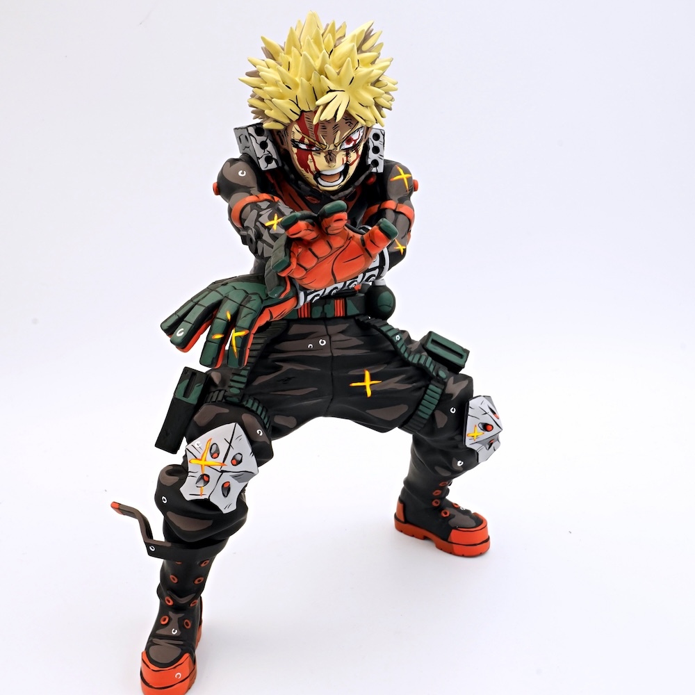 僕のヒーローアカデミア 爆豪勝己 フィギュア フルリペイント 二次元