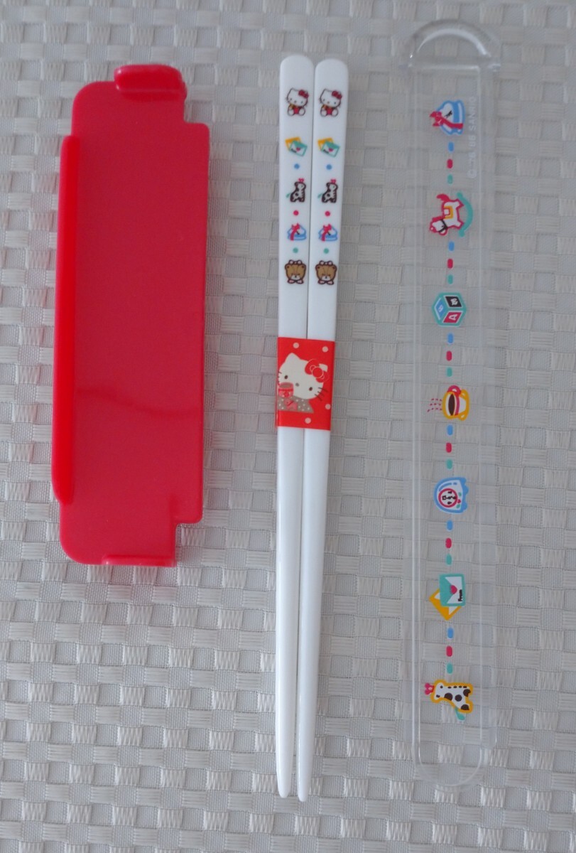 未使用 サンリオ ハローキティ キティちゃん お弁当箱 箸 ランチ