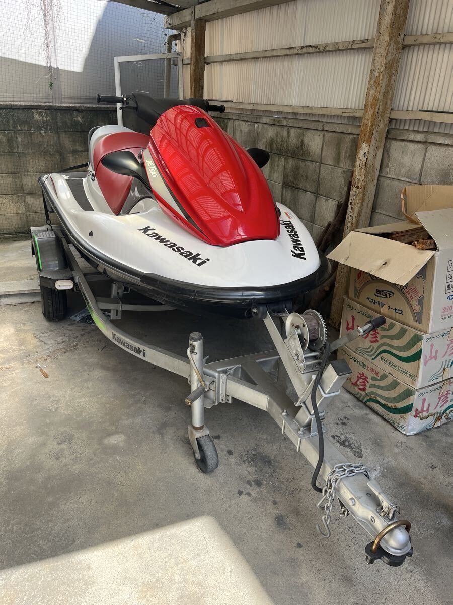 カワサキ　STX15f トレーラー付き Kawasaki カワサキ STX-15F ジェットスキー トレーラーセット(カワサキ