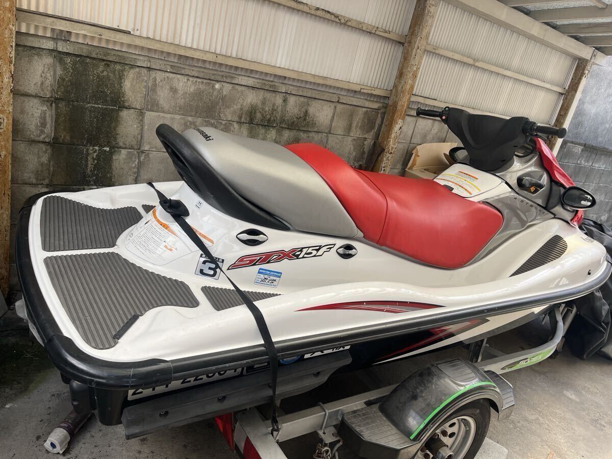Kawasaki カワサキ STX-15F ジェットスキー トレーラーセット(カワサキ