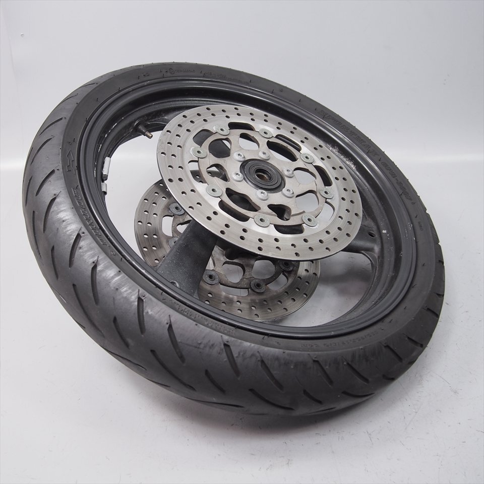 TZR250 3MA-047xxx 90年式外し純正フロント17x3.00前ホイールF-49