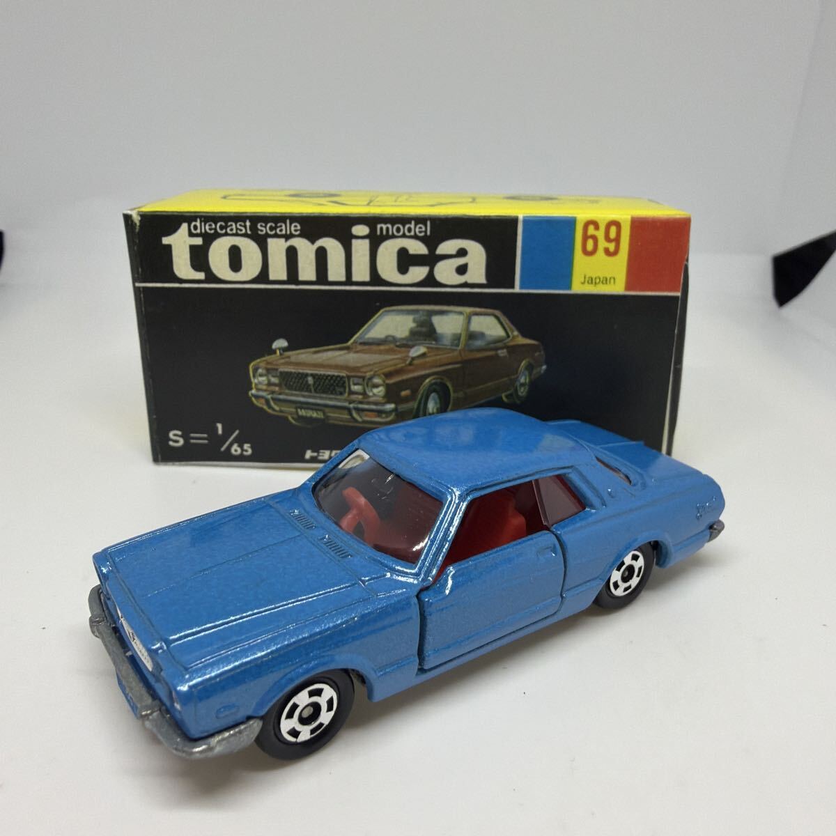 トミカ 日本製 黒箱 69 トヨタ マークII 2600 グランデ 当時物 絶版