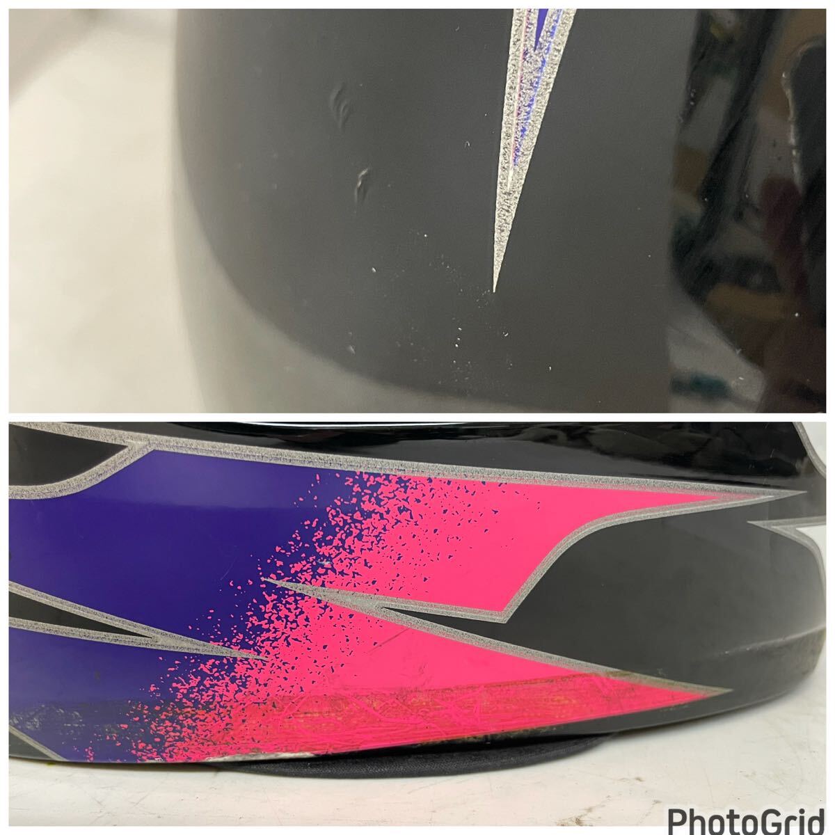 Arai フルフェイスヘルメット NT Galaxy 57.58㎝ アライ 黒 当時物