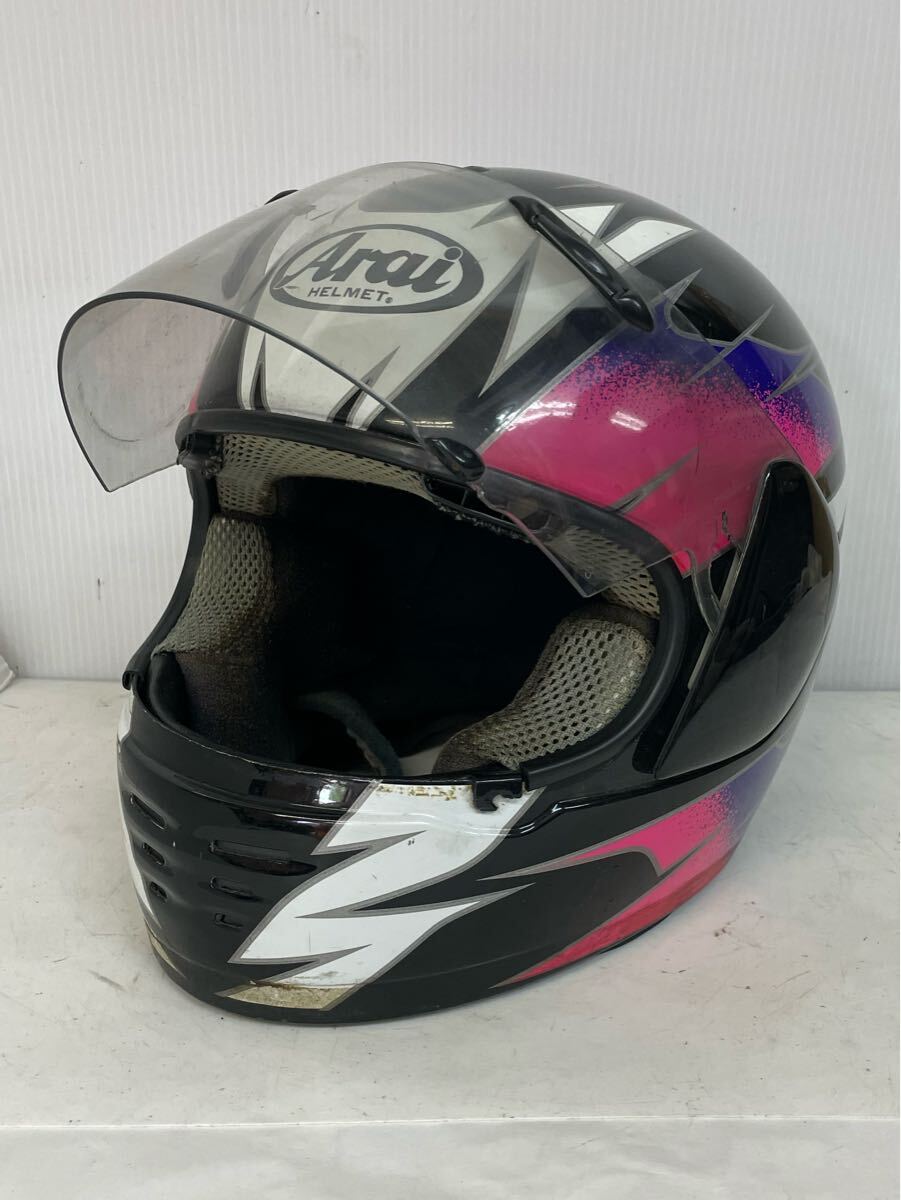 Arai フルフェイスヘルメット NT Galaxy 57.58㎝ アライ 黒 当時物