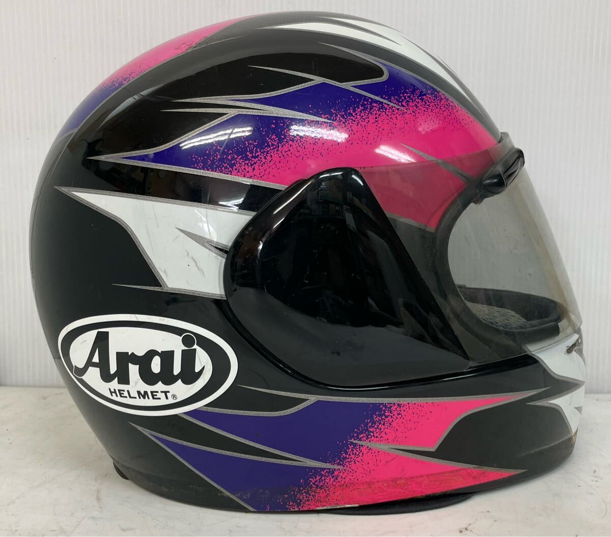 Arai フルフェイスヘルメット NT Galaxy 57.58㎝ アライ 黒 当時物