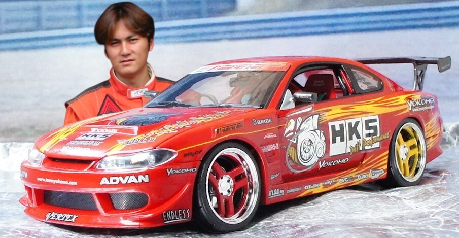 ホットワークス 1/24 2003 日産 シルビア S15 7代目 谷口信輝 D1 ノブ