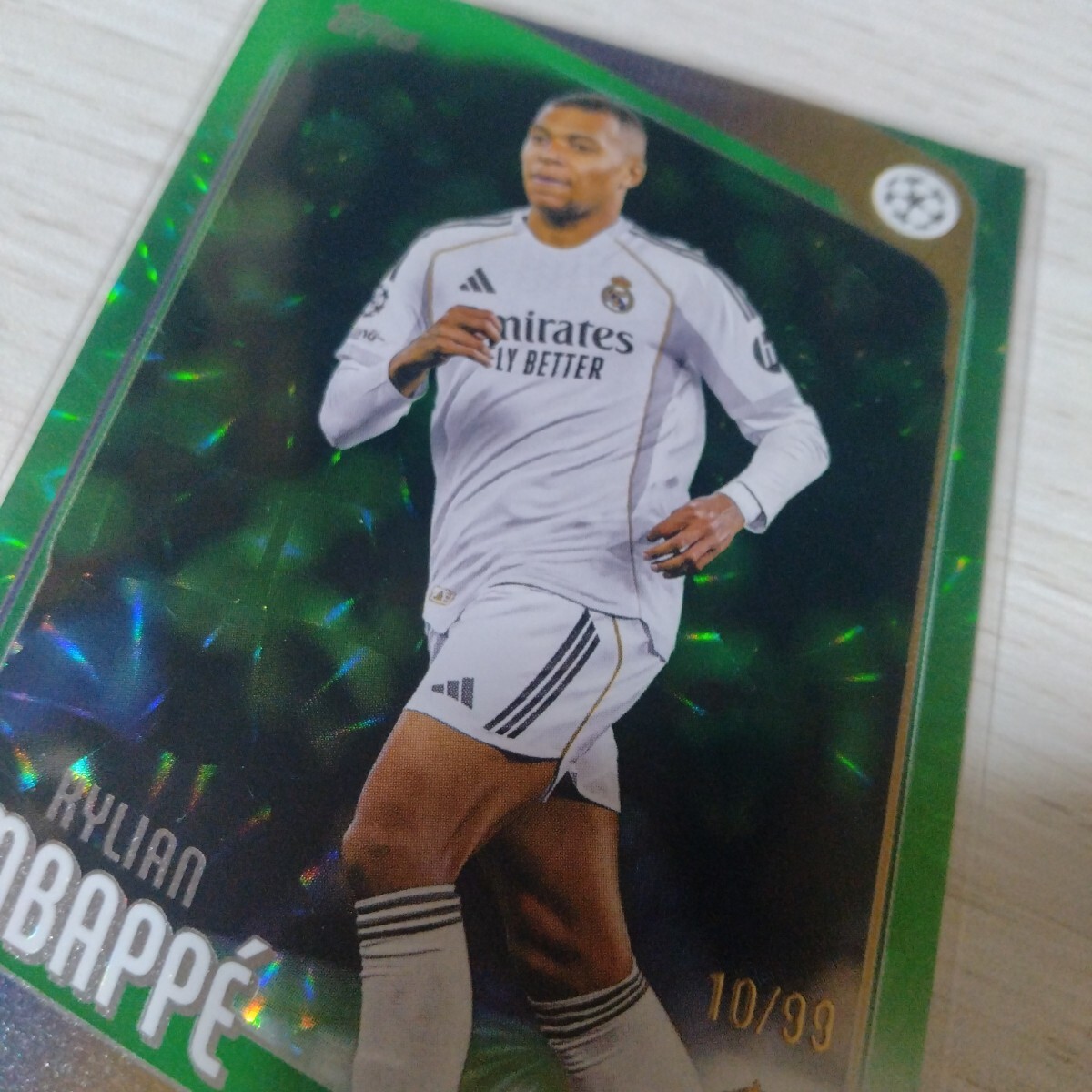 シリアル10/99 キリアン エムバペ TOPPS サッカーカード レアル