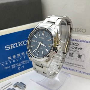 7B24 セイコー ソーラーのYahoo!オークション(旧ヤフオク!)の相場