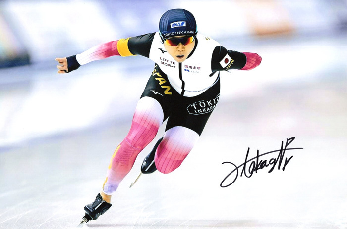 スピードスケート　佐藤綾乃 直筆サイン入りフォト 証明書付き ☆SALE☆ 佐藤綾乃 直筆サインフォト スピードスケート 【公式通販】