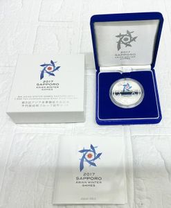 第8回アジア冬季競技大会記念 純銀(セット)の中古価格は14,089円