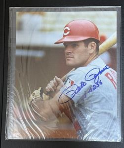 ピート・ローズ選手、直筆サイン入り、フォトグラフ、証明書付き。 ピート・ローズの値段と価格推移は？｜32件の売買データからピート