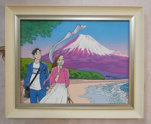 絵画 わたせ せいぞう「風景人物」 サイン　F6　額装済み 肉筆手描き わたせせいぞうの値段と価格推移は？｜112件の売買データから