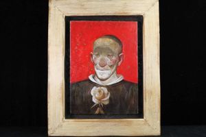 ❤️月火発送❤️増田常徳　ピエロ　道化師　油絵　絵画　原画　アート 増田常徳の値段と価格推移は？｜2件の売買データから増田常徳の価値が