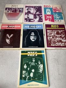 263位 KISS ロック・バンド・パート譜シリーズ 7冊セット ギター・タブ譜付