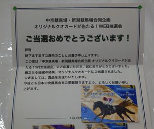 クオカード 当選 JRAの値段と価格推移は？｜10件の売買データから