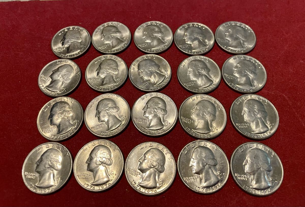 アメリカ 25セント 1776-1976の値段と価格推移は？｜15件の売買データ