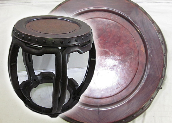 漆器 木製 花台 花瓶台 花びん台 香炉台 床の間 黒檀 コクタン 漆芸 売買されたオークション情報 Yahooの商品情報をアーカイブ公開 オークファン Aucfan Com