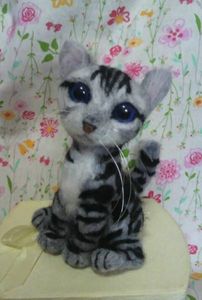 アメリカンショートヘアー☆羊毛フェルト☆ハンドメイド_1