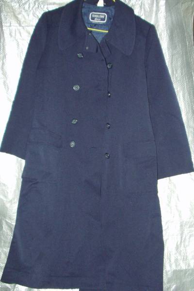 スクールコート ダブル ロング紺色 ムサシノ学生服 サイズ5 150 145 154cm 売買されたオークション情報 Yahooの商品情報をアーカイブ公開 オークファン Aucfan Com