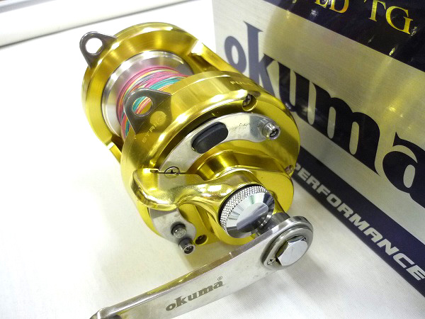 中古☆エイテック オクマ タイタスゴールド TG15 新品PE付き(手動 