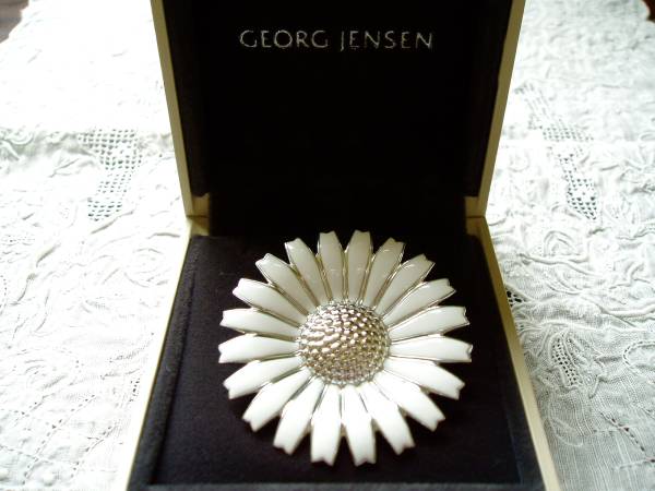 ☆georg jensenジョージ ジェンセン定番デイジーブローチ_1