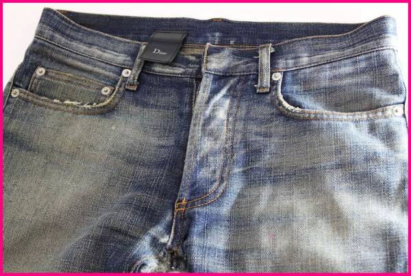 エディ期Dior HOMMEディオールオム アンダーマイカーデニムJAKE(W28 