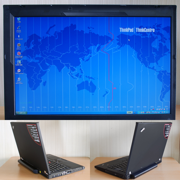 【ThinkPad T61】Core2Duo 2.4GHz/3GB/320GB/マルチ/無線/DtoD有_3