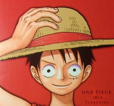 ◎ルフィのポストカード■ワンピース10thトレジャーズ限定/付録_1
