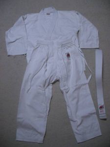 ミツボシ　空手着　白帯付き　0号_1