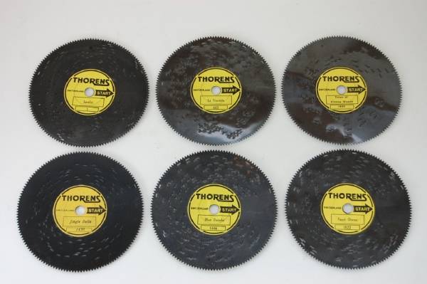 トーレンス Thorens 蓄音機型 ディスクオルゴール ＋ディスク6枚 