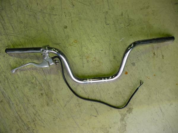武川　ハンドル ミラーホルダー＆レバー付き！☆中古☆_1